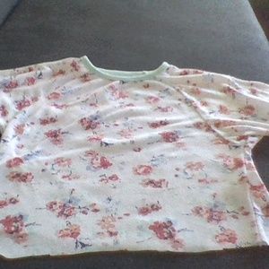 Floral cozy shirt